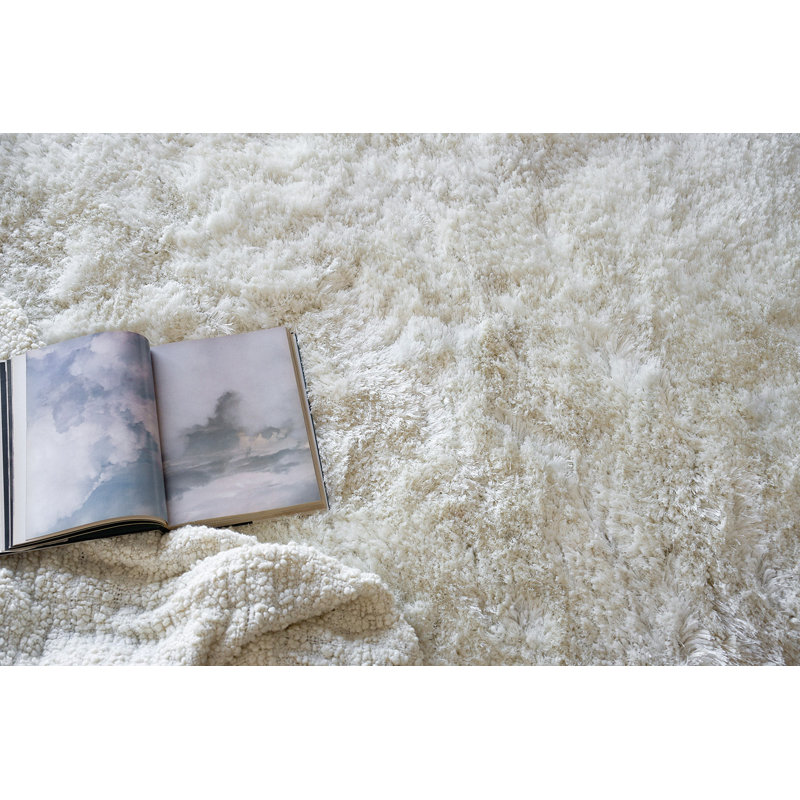 Sumo Area Rug in White, Rectangle 9' x 12'