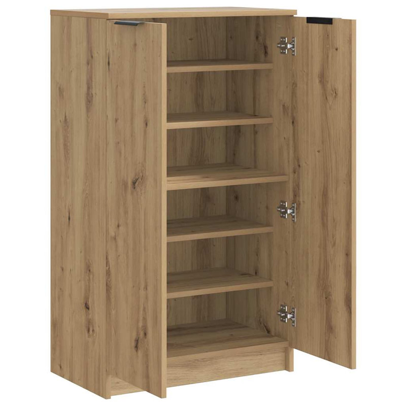 Shoe Cabinet for 12 Pairs of Shoes, Artisan Oak