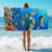 Cipriani Sea Turtles Reef Beach Towel | 100% Cotton Pool Towel, 30"x60"