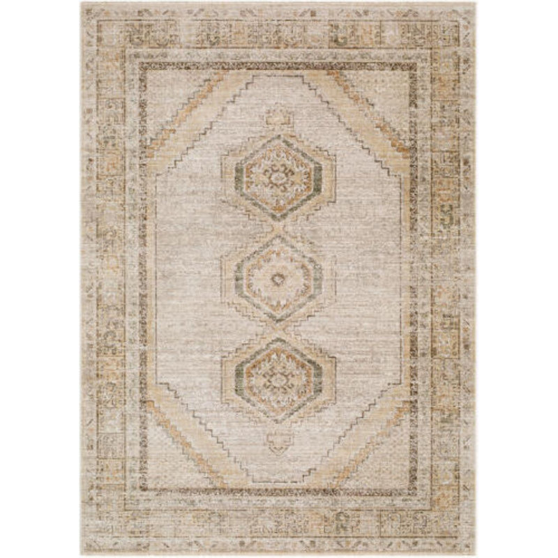 Fifth Avenue Machine Woven, Rectangle 7'10" x 10'2", Brown/Green/Ivory/Tan