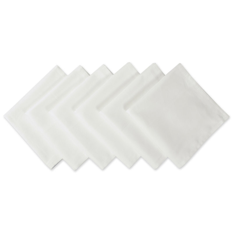 Polyester Square Napkin, White