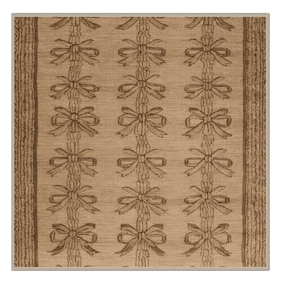 Tapis beige français lavable à la machine
