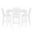 Ariarna 5-piece Square Counter Height Dining Set-1119018621