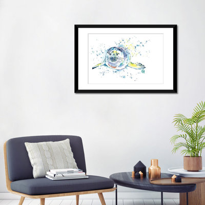 «Emil the Seal» par Lisa Whitehouse - impression sur toile tendue