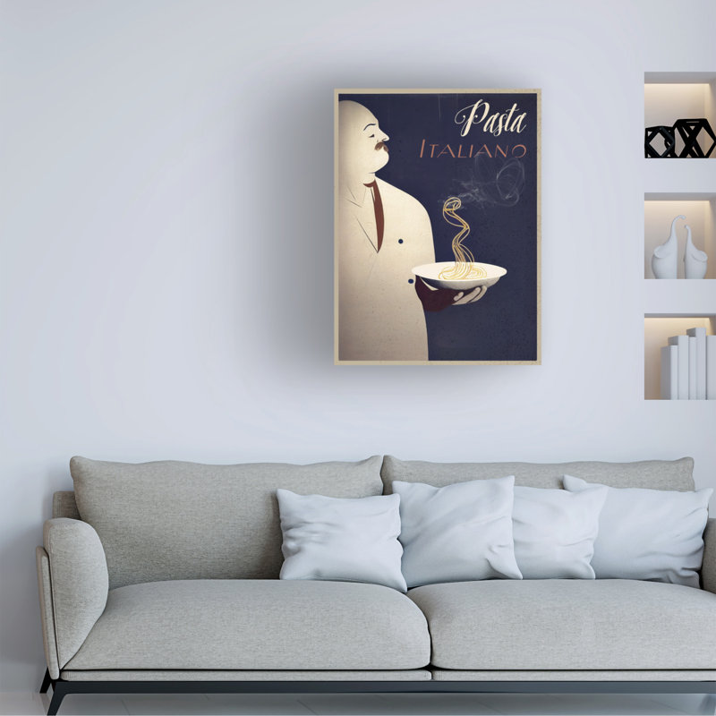 Art sur toile «Bolo Sasha Pasta Italiano I», H 32 po x l 24 po