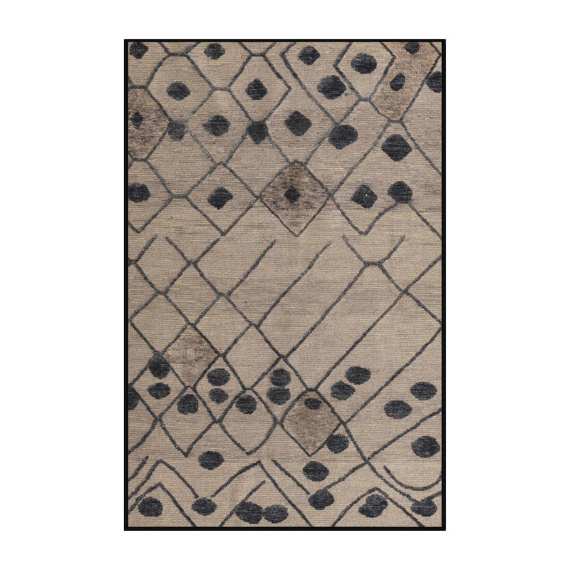 Abstract Indoor Rug, Rectangle 4' x 6'