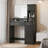 Vanity Desk with LED Mirror, Large Drawer, and 3-Tier Storage Shelf  3 Lighting Modes-1093304662