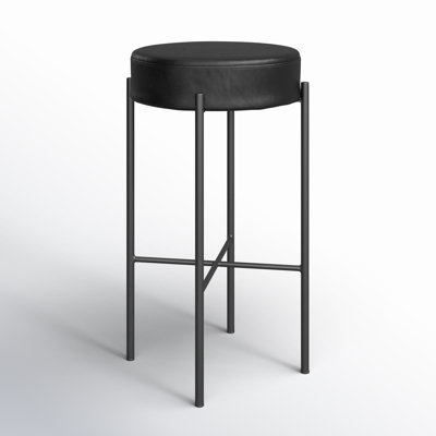 Eugenia Upholstered Bar & Counter Stool with Metal Frame