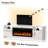 70" Fireplace TV Stand with 20-Color LED Lights for TVs up to 75"-364664411