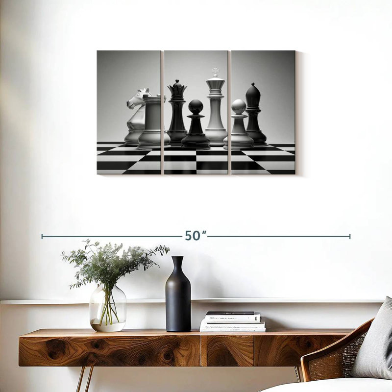 Senne Virtual Chess, 20" H x 33" W