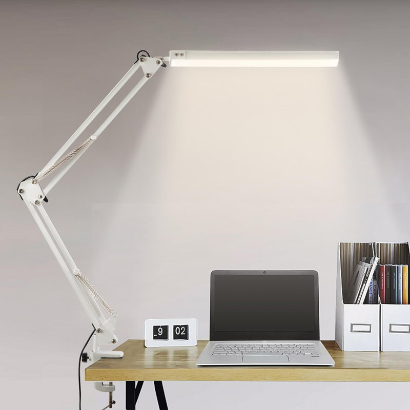 Adelais Clip On Lamp, White