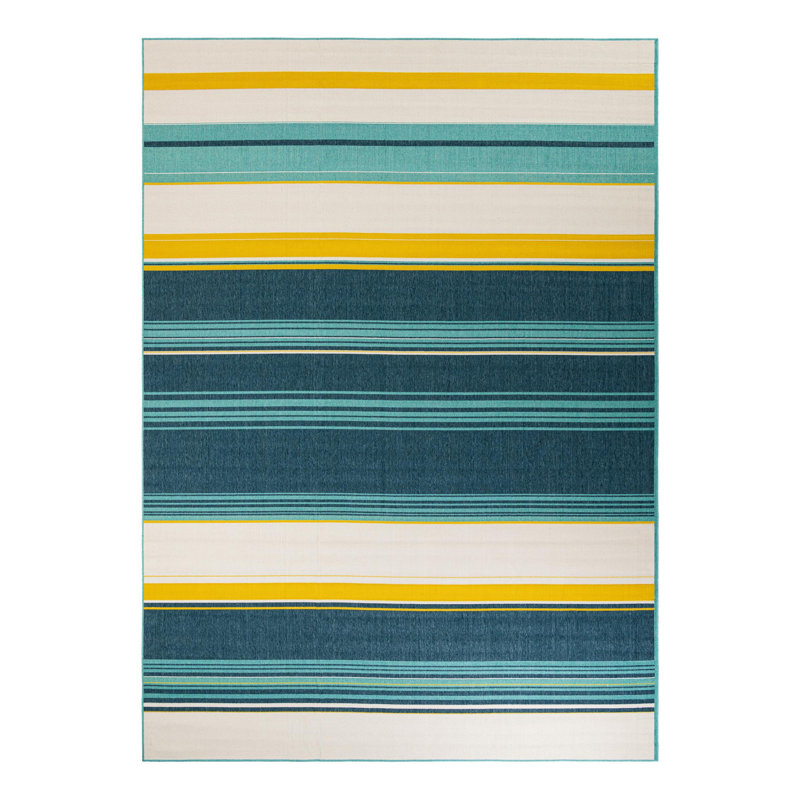 Gourlie Indoor/Outdoor Area Rug, Rectangle 10' x 14'1"