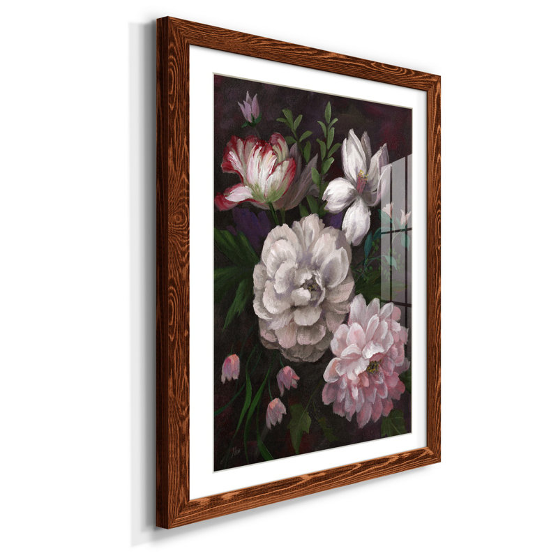 Venezia Bouquet - reproduction de photo encadrée sur papier, H 37,5 po x l 27,5 po x P 1,5 po, Érable