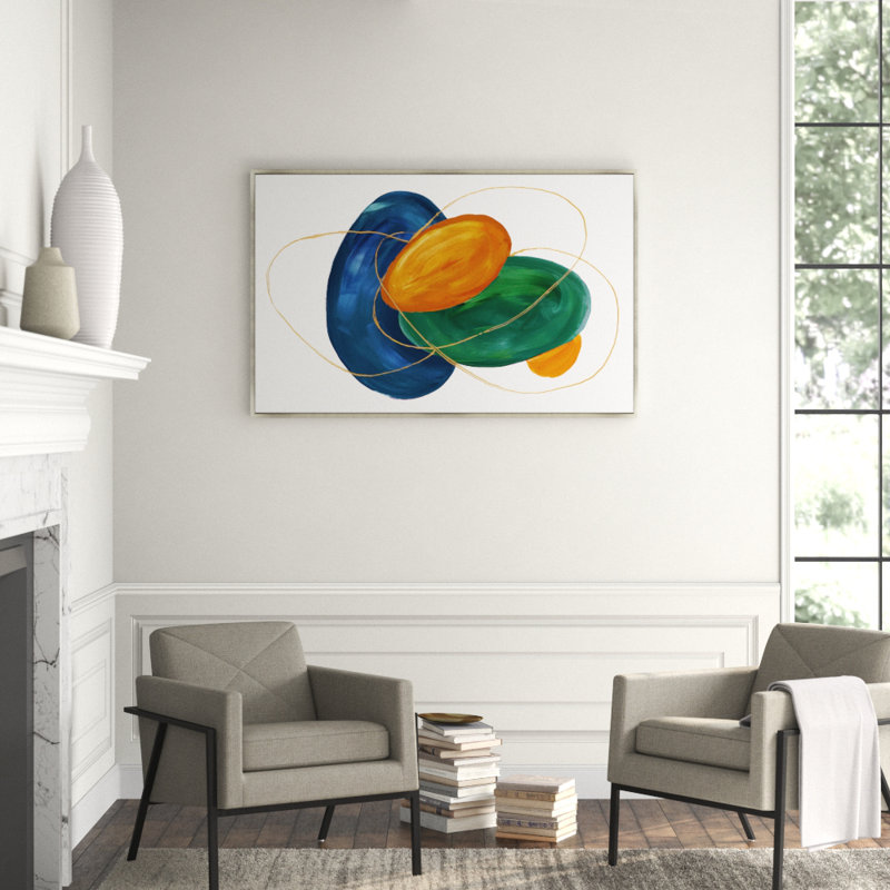 Inviter I Print by Ann Duffy, 31.5" H x 48.5" W x 1.5" D, Image Gel Brush