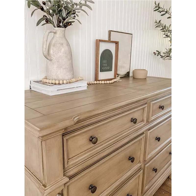 Vintage Wall Accent Cabinet Solid Wood Accent Chest