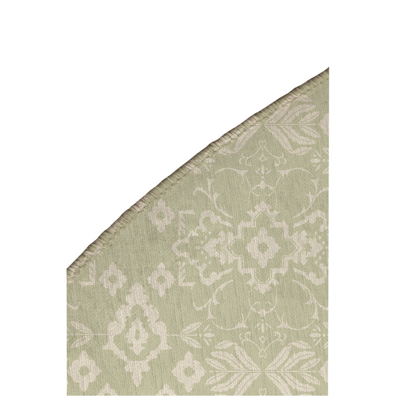 Tapis d'extérieur Block, Rond 5 pi