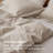 Bedsure 100% Washed Cotton Duvet Cover Twin Set - Minimalist Cotton Beding Set For All Season（set of 3）-125402777-125402788