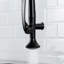 Robinet de lavabo à pré-rinçage à poignée simple - Coupleur noir mat commercial robuste pour vis de cuisine