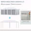 Tente avec auvent Pop Up Outsunny-125979635