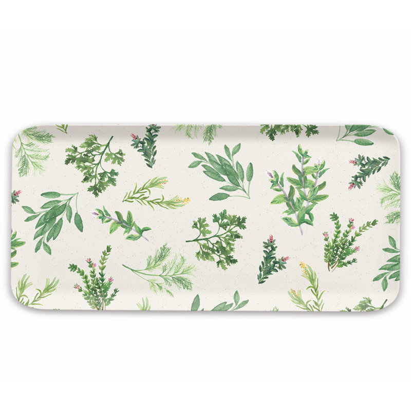 Plateau en mélamine mat herbes Lodd