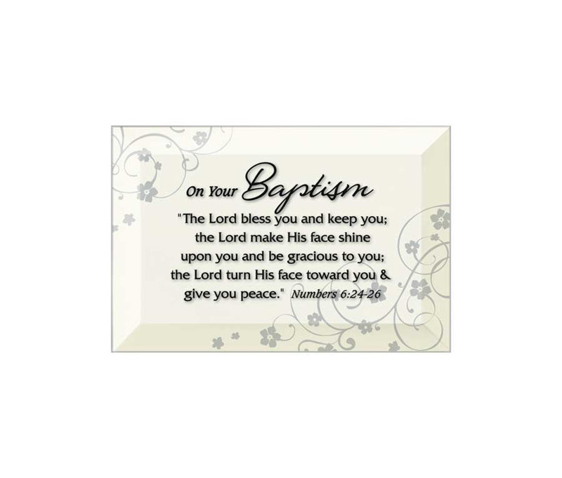« baptism », plaque d’art textuel