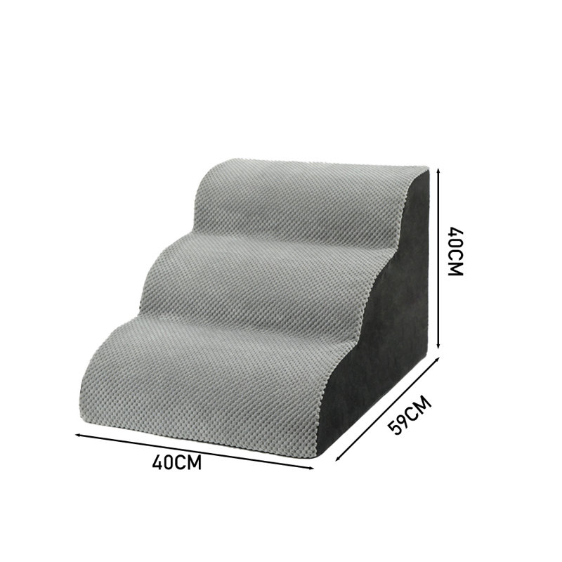Watkinsville Collapsible Stairs With 3 Steps, 40 H x 40 W x 59 D cm