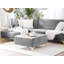 Cherry 80cm Wide Velvet Tufted Square Solid Colour Cocktail Ottoman