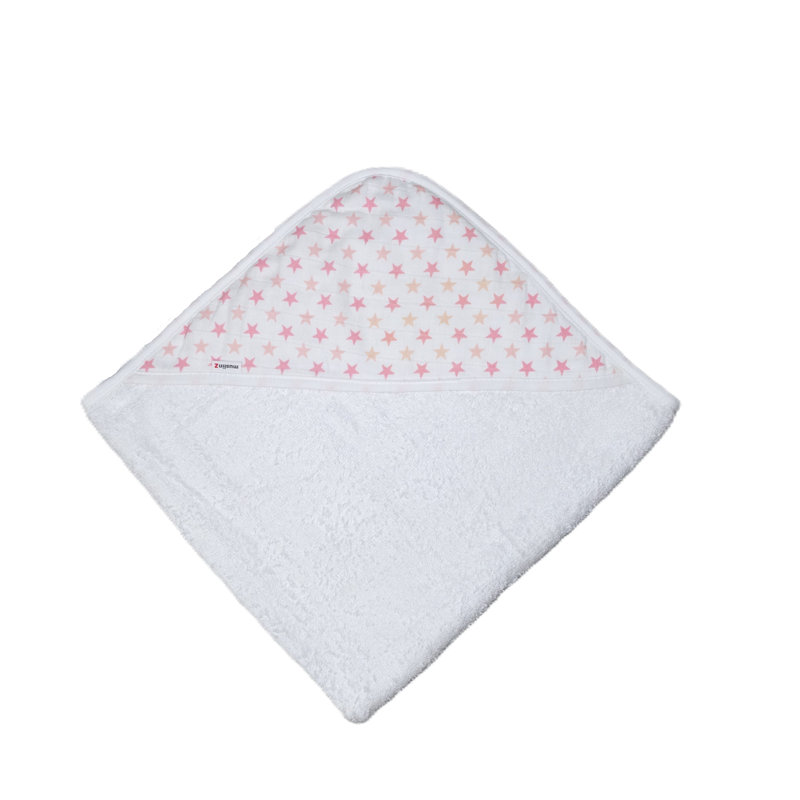 Bath Towel Single, Pink Stars