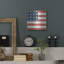 Red Barrel Studio® «Americana Quilt 4» par David Carter, art mural en métal brun-2128661458