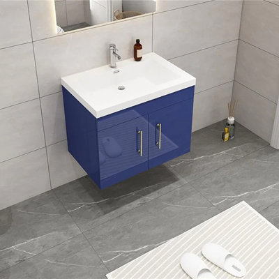 Ensemble de meuble-lavabo simple mural 24 po 24 po
