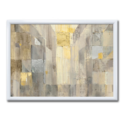 " Gold Square Watercolor "
