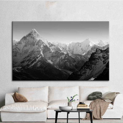 Stunning Everest Base Camp Mountain Landscape Art on High-Quality Canvas Print for Perfect Wall Decor