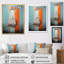 Barrage de barrage minimaliste simpliste I - paysages urbains, impression sur toile-1859324401-1859324406