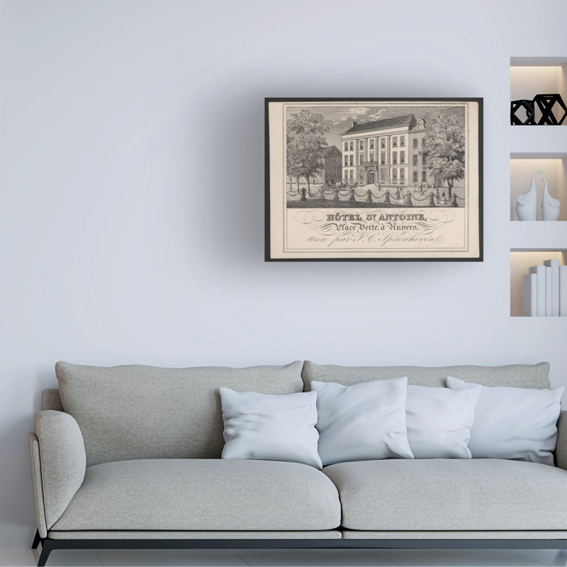 «European School Hotel St Antoine, Anvers», Anvers, H 14 po x l 19 po