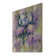 Winston Porter Abstract Blue Iris Flower On Wood Print | Wayfair