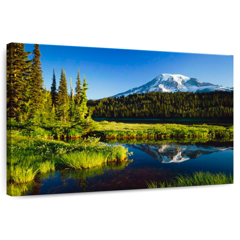 Alvord Mt. Rainier Reflection, 8" H x 12" W