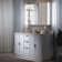48"W X 30"H Surface Mount Frameless Tri View Medicine Cabinet With Mirror Defogger And Soft Close Hinges