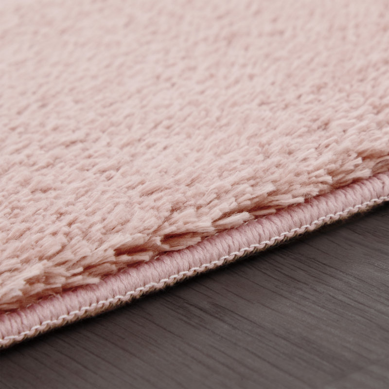 Anarely Shaggy Rug in Pink, Runner 2'6" x 9'8"