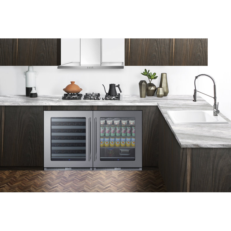 Summit Appliance 24" Wide Built-In Commercial/Residential Shallow 18" depth Wine Cellar, null