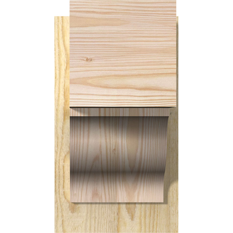 Jeu de blocs Funston, 8" W Douglas Fir (Rough Sawn), P 14 po x H 14 po