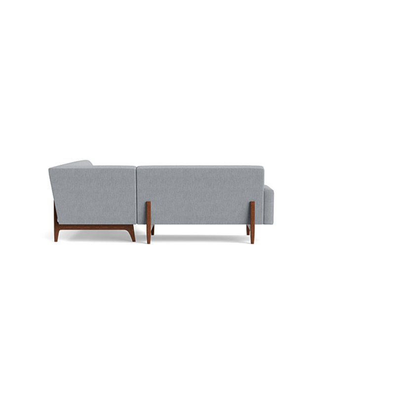 Tyler Sectional, Right Hand Facing, Performance Weave - Zinc