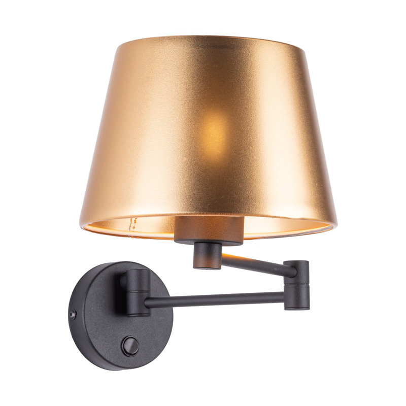 Watkin Steel Swing Arm Sconce