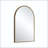 Arched Vanity Mirror with Gold Frame