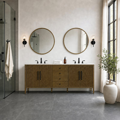 84 inch Double Bathroom Vanity