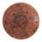 Round Copper Dining Table with Lazy Susan