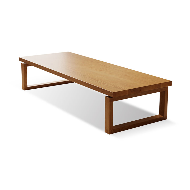 Table basse Burlywood, H 13,78 po x L 78,74 po x l 23,62 po