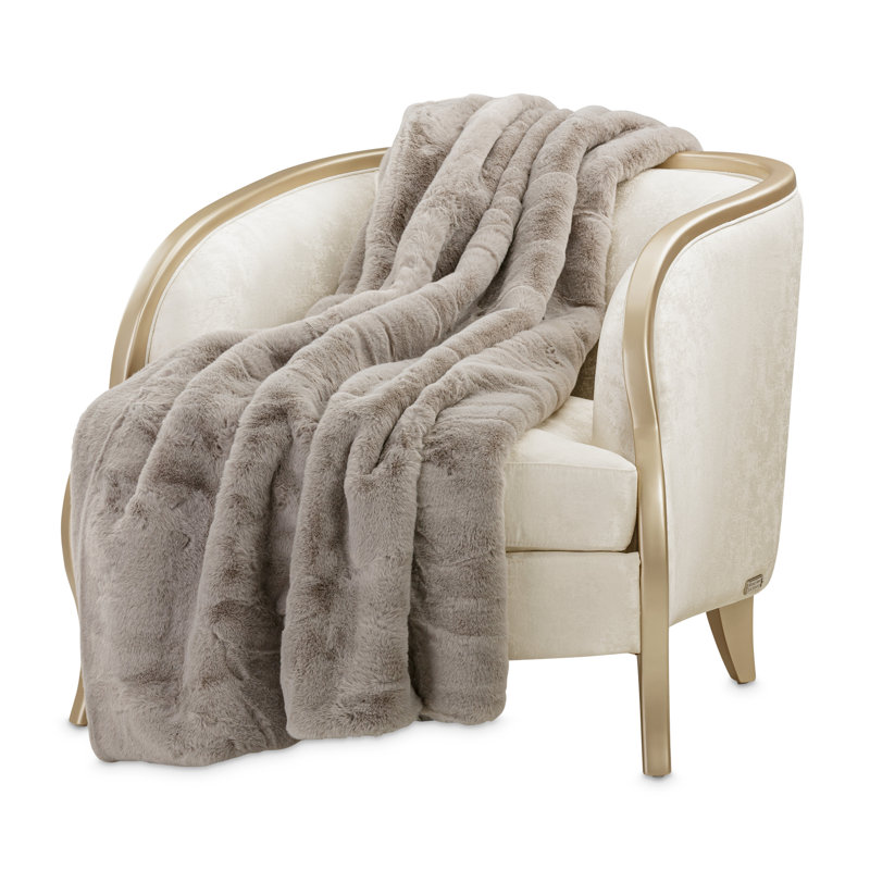 Hopps Throw Blanket, Platinum