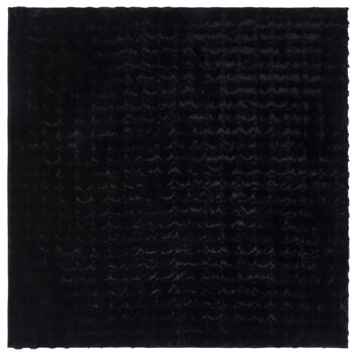 Tapis noir Faux Rabbit Bubble 100