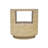 Rattan End Table With Drawer