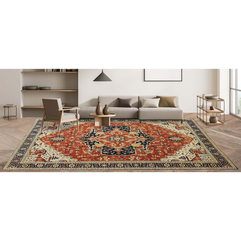 Wool Oriental Area Rug, Runner 2'6" x 8'
